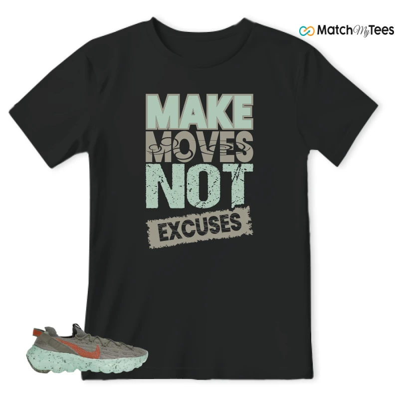 NIKE SPACE HIPPIE 04 GREEN GLOW SNEAKER Matching Tees t-shirt
