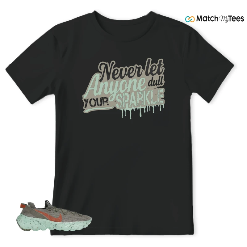 NIKE SPACE HIPPIE 04 GREEN GLOW SNEAKER Matching Tees t-shirt
