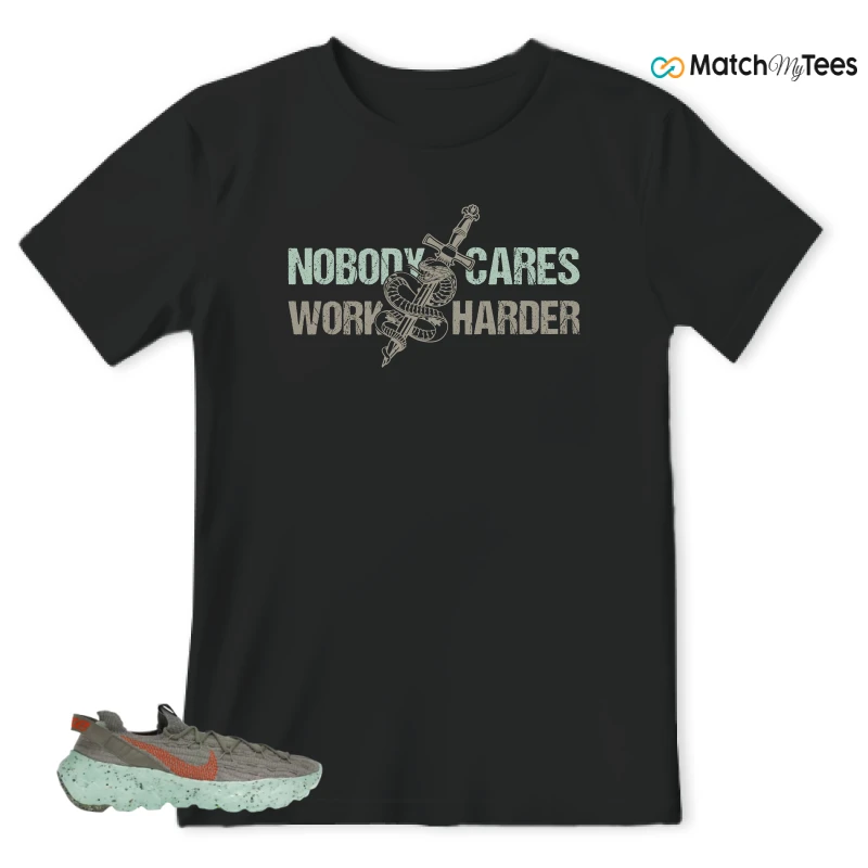 NIKE SPACE HIPPIE 04 GREEN GLOW SNEAKER Matching Tees t-shirt