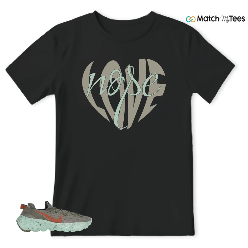 NIKE SPACE HIPPIE 04 GREEN GLOW SNEAKER Matching Tees t-shirt