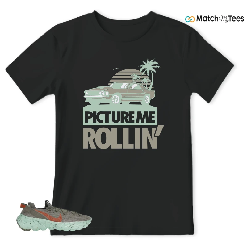 NIKE SPACE HIPPIE 04 GREEN GLOW SNEAKER Matching Tees t-shirt