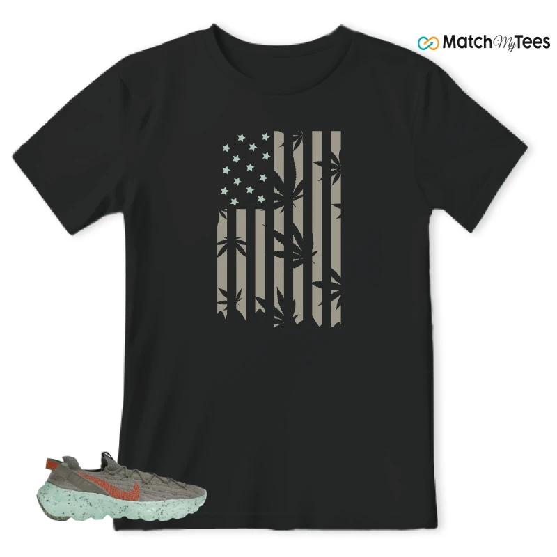 NIKE SPACE HIPPIE 04 GREEN GLOW SNEAKER Matching Tees t-shirt