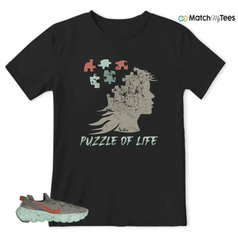 NIKE SPACE HIPPIE 04 GREEN GLOW SNEAKER Matching Tees t-shirt