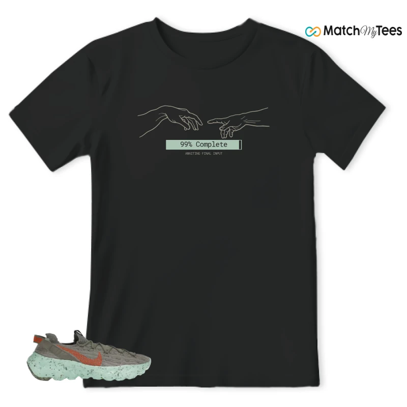 NIKE SPACE HIPPIE 04 GREEN GLOW SNEAKER Matching Tees t-shirt