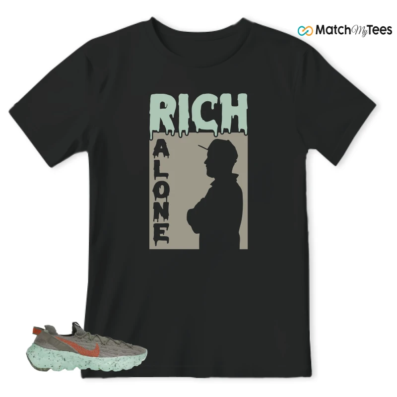 NIKE SPACE HIPPIE 04 GREEN GLOW SNEAKER Matching Tees t-shirt