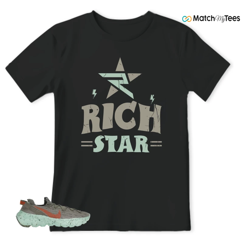 NIKE SPACE HIPPIE 04 GREEN GLOW SNEAKER Matching Tees t-shirt