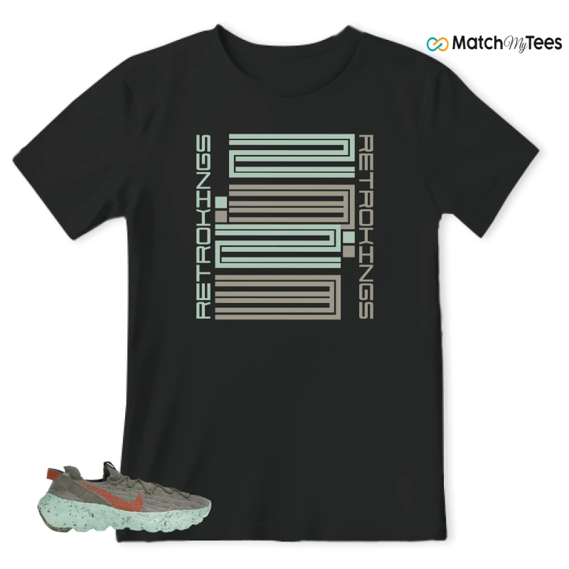 NIKE SPACE HIPPIE 04 GREEN GLOW SNEAKER Matching Tees t-shirt