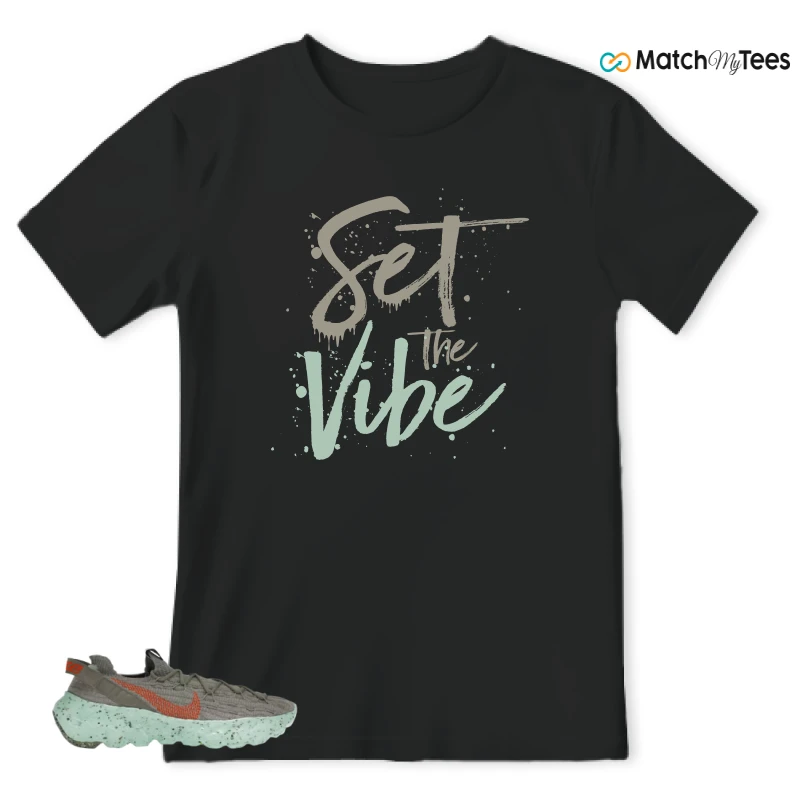 NIKE SPACE HIPPIE 04 GREEN GLOW SNEAKER Matching Tees t-shirt
