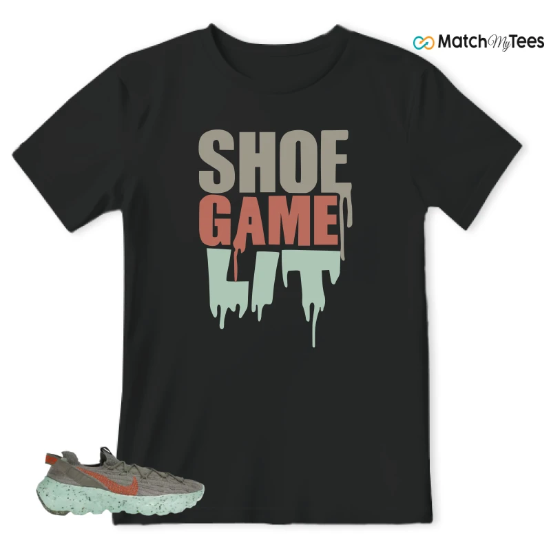 NIKE SPACE HIPPIE 04 GREEN GLOW SNEAKER Matching Tees t-shirt