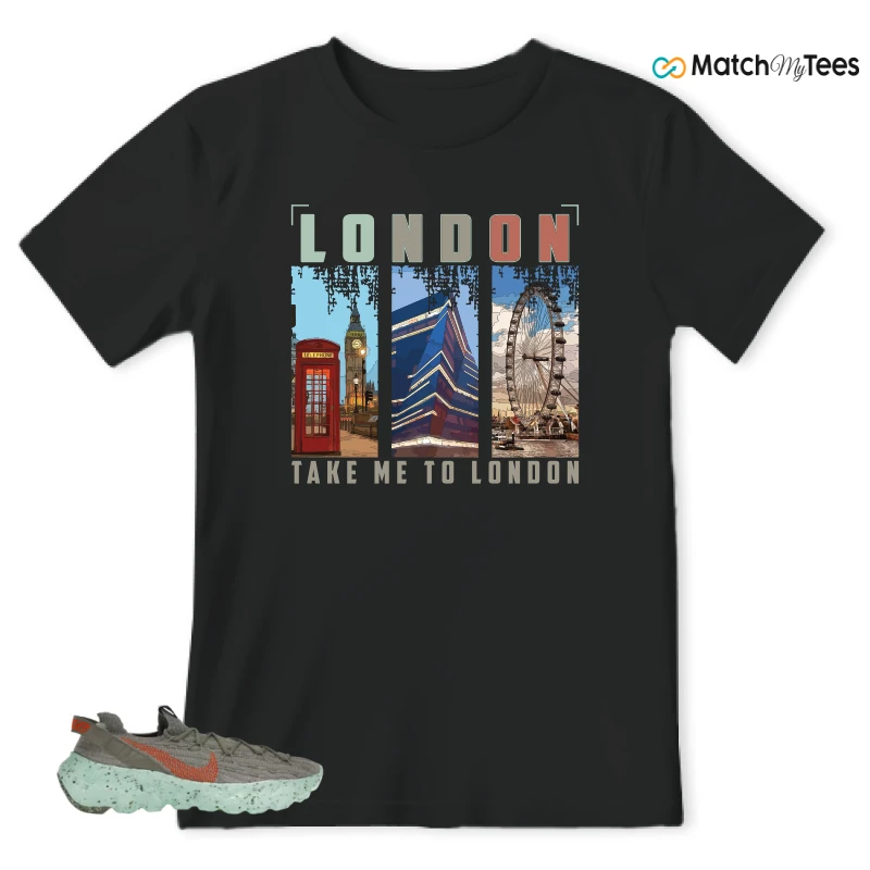 NIKE SPACE HIPPIE 04 GREEN GLOW SNEAKER Matching Tees t-shirt