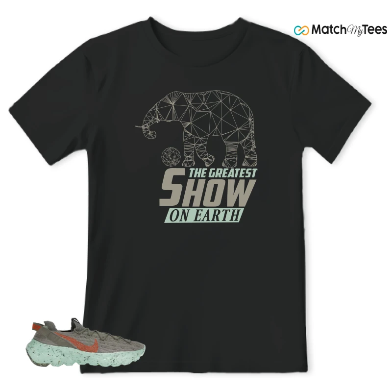 NIKE SPACE HIPPIE 04 GREEN GLOW SNEAKER Matching Tees t-shirt