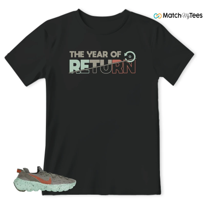 NIKE SPACE HIPPIE 04 GREEN GLOW SNEAKER Matching Tees t-shirt