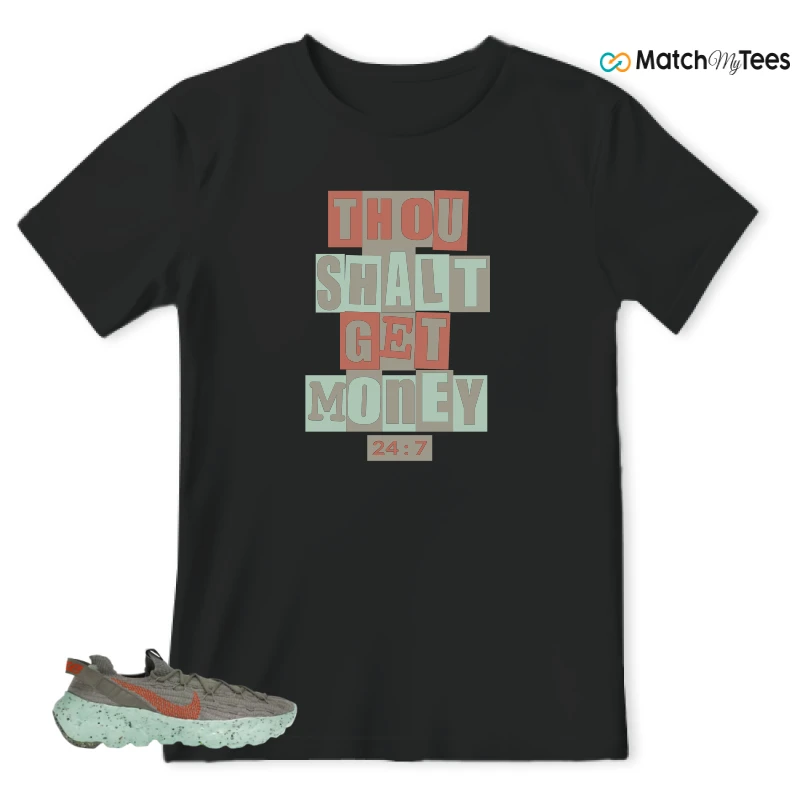 NIKE SPACE HIPPIE 04 GREEN GLOW SNEAKER Matching Tees t-shirt