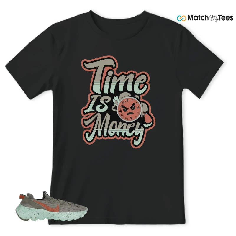 NIKE SPACE HIPPIE 04 GREEN GLOW SNEAKER Matching Tees t-shirt