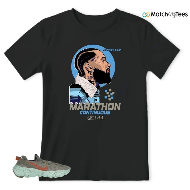 NIKE SPACE HIPPIE 04 GREEN GLOW SNEAKER Matching Tees t-shirt