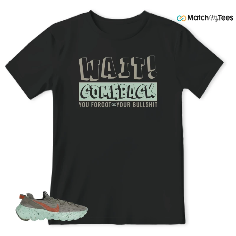 NIKE SPACE HIPPIE 04 GREEN GLOW SNEAKER Matching Tees t-shirt
