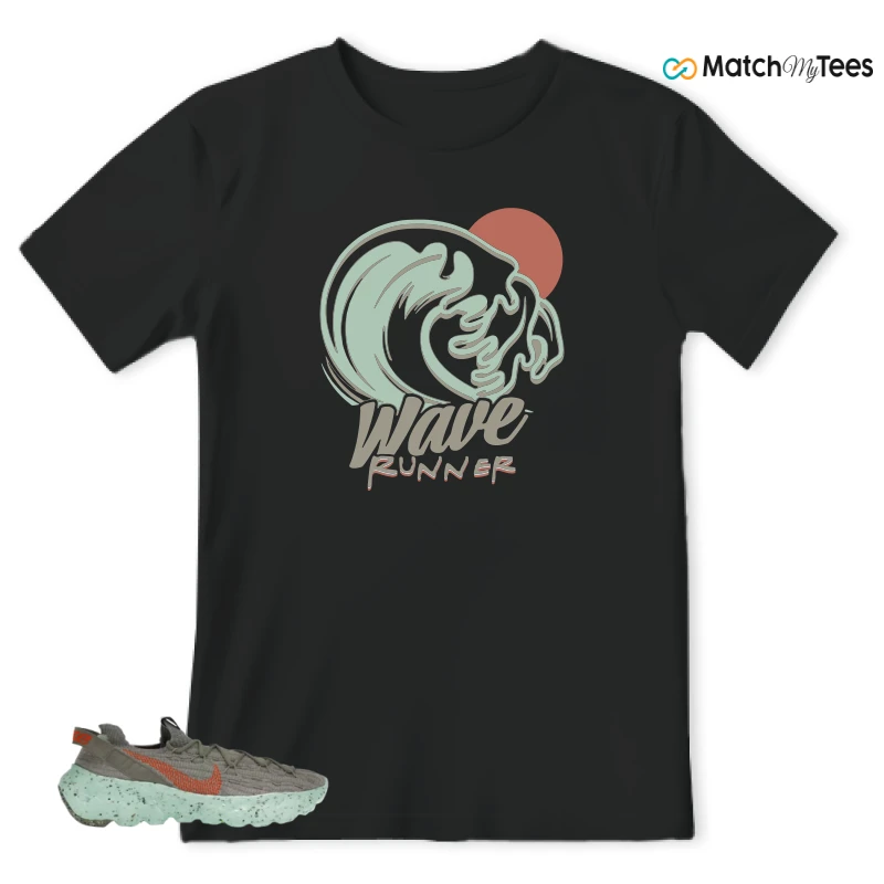 NIKE SPACE HIPPIE 04 GREEN GLOW SNEAKER Matching Tees t-shirt