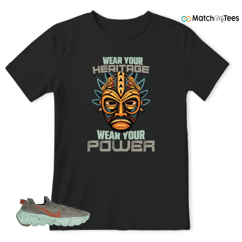 NIKE SPACE HIPPIE 04 GREEN GLOW SNEAKER Matching Tees t-shirt