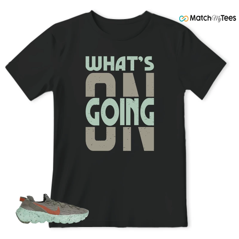 NIKE SPACE HIPPIE 04 GREEN GLOW SNEAKER Matching Tees t-shirt