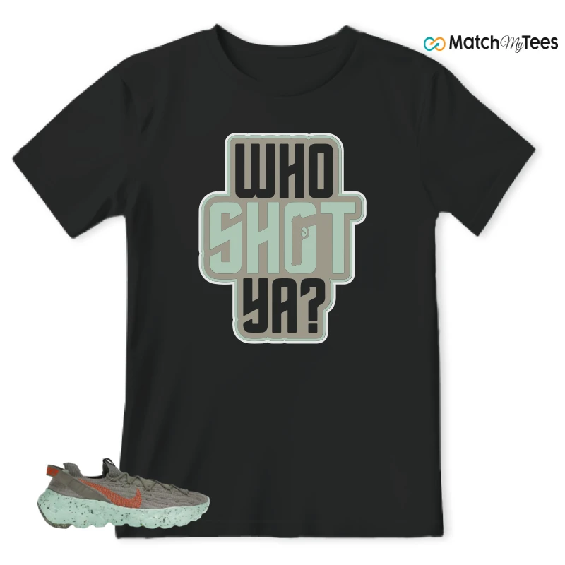 NIKE SPACE HIPPIE 04 GREEN GLOW SNEAKER Matching Tees t-shirt