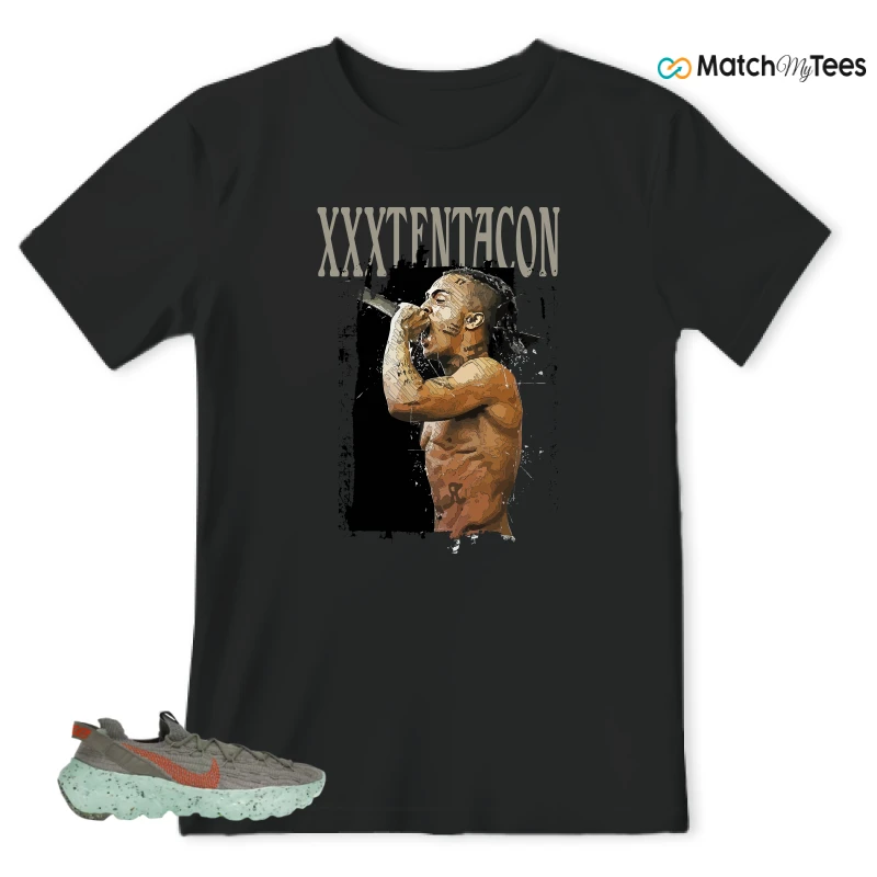 NIKE SPACE HIPPIE 04 GREEN GLOW SNEAKER Matching Tees t-shirt