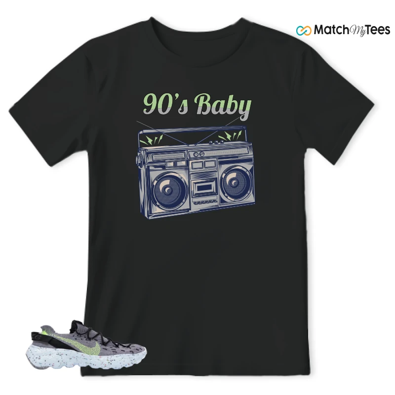 NIKE SPACE HIPPIE 04 GREY VOLT (WOMEN'S) SNEAKER Matching Tees t-shirt