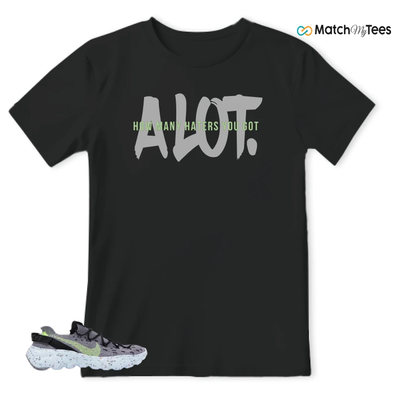 NIKE SPACE HIPPIE 04 GREY VOLT (WOMEN'S) SNEAKER Matching Tees t-shirt