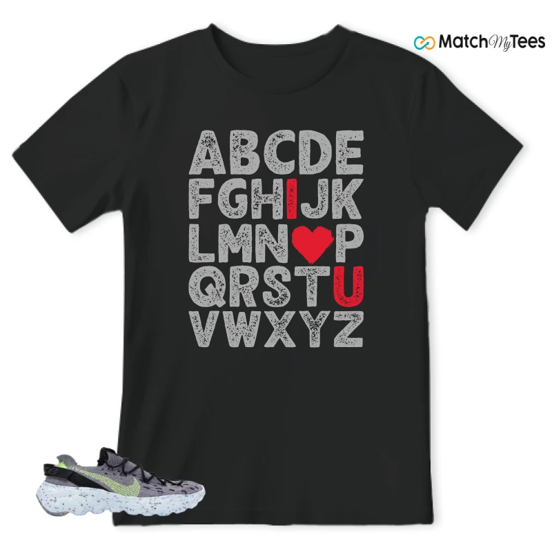 NIKE SPACE HIPPIE 04 GREY VOLT (WOMEN'S) SNEAKER Matching Tees t-shirt