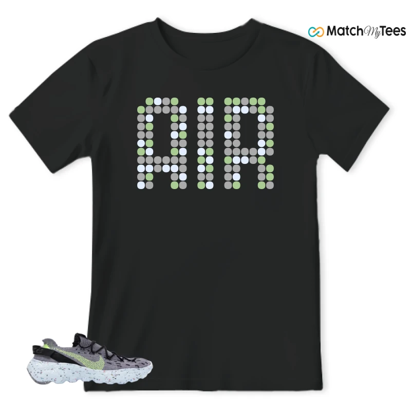 NIKE SPACE HIPPIE 04 GREY VOLT (WOMEN'S) SNEAKER Matching Tees t-shirt