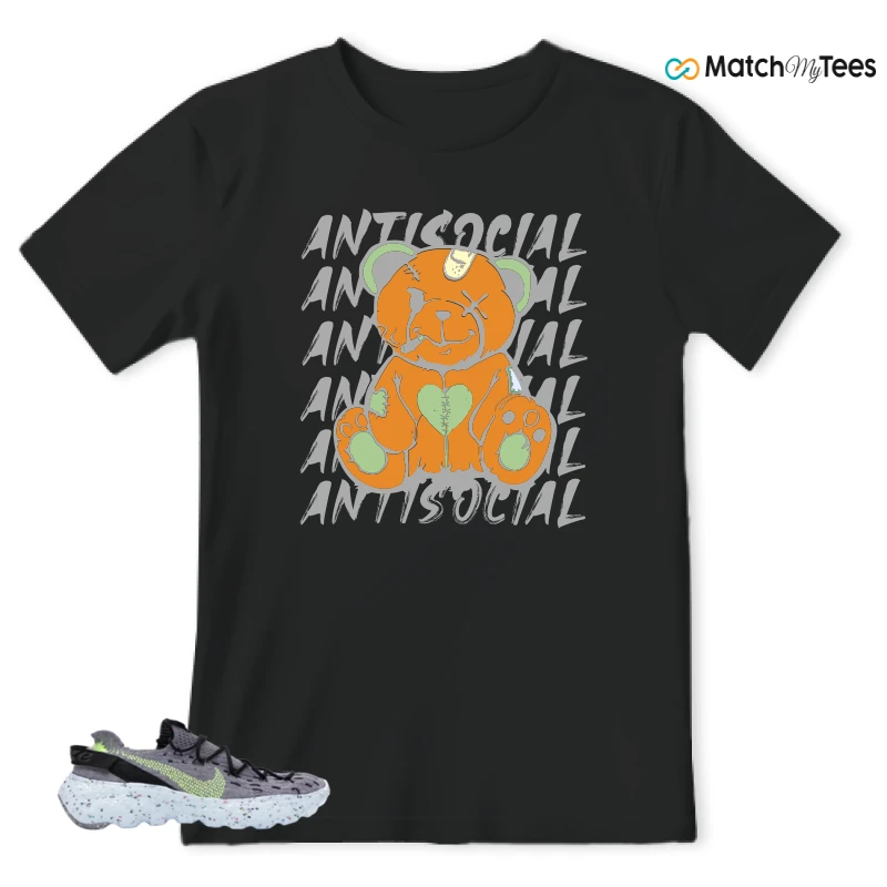 NIKE SPACE HIPPIE 04 GREY VOLT (WOMEN'S) SNEAKER Matching Tees t-shirt