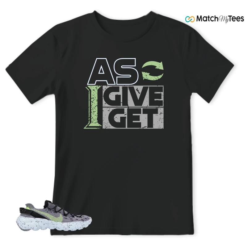 NIKE SPACE HIPPIE 04 GREY VOLT (WOMEN'S) SNEAKER Matching Tees t-shirt