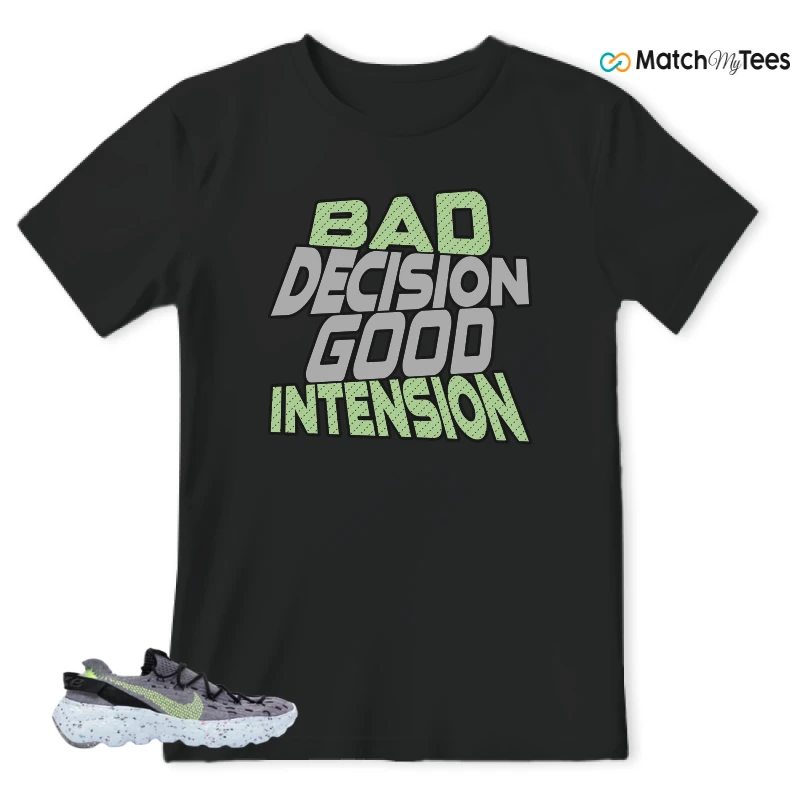 NIKE SPACE HIPPIE 04 GREY VOLT (WOMEN'S) SNEAKER Matching Tees t-shirt