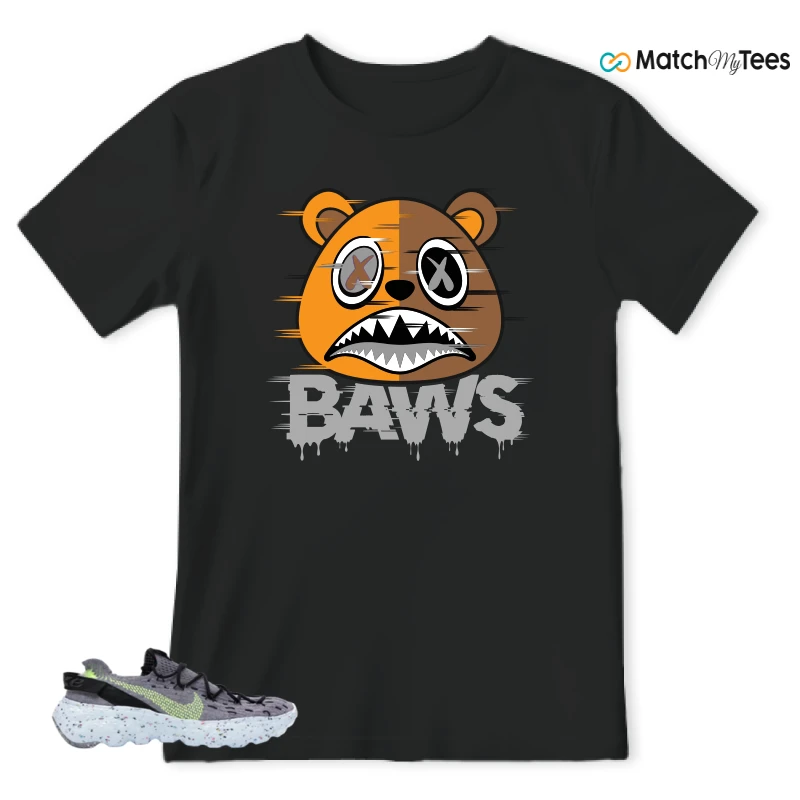 NIKE SPACE HIPPIE 04 GREY VOLT (WOMEN'S) SNEAKER Matching Tees t-shirt