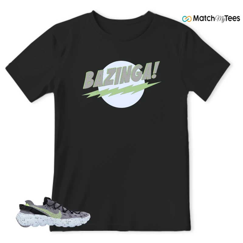 NIKE SPACE HIPPIE 04 GREY VOLT (WOMEN'S) SNEAKER Matching Tees t-shirt