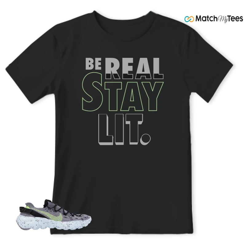 NIKE SPACE HIPPIE 04 GREY VOLT (WOMEN'S) SNEAKER Matching Tees t-shirt