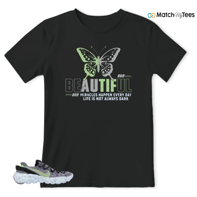 NIKE SPACE HIPPIE 04 GREY VOLT (WOMEN'S) SNEAKER Matching Tees t-shirt