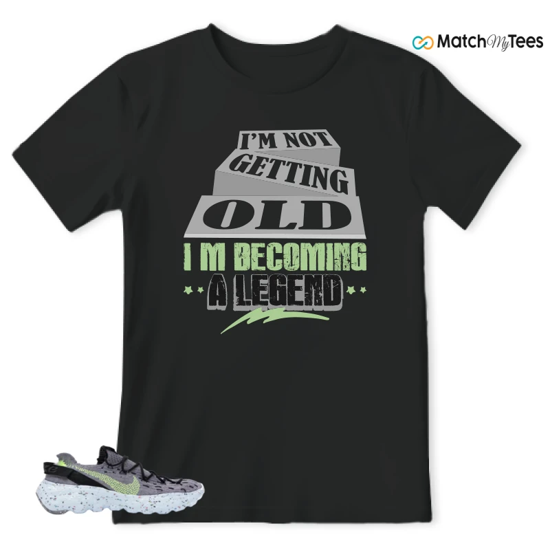 NIKE SPACE HIPPIE 04 GREY VOLT (WOMEN'S) SNEAKER Matching Tees t-shirt