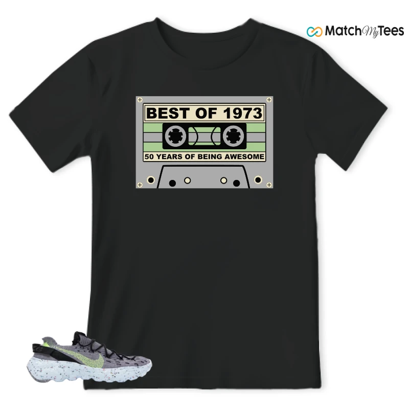 NIKE SPACE HIPPIE 04 GREY VOLT (WOMEN'S) SNEAKER Matching Tees t-shirt