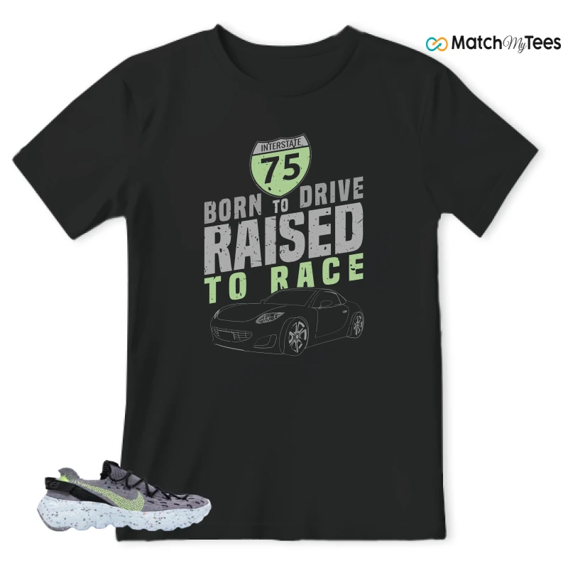 NIKE SPACE HIPPIE 04 GREY VOLT (WOMEN'S) SNEAKER Matching Tees t-shirt
