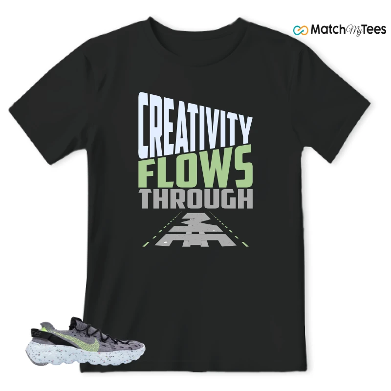 NIKE SPACE HIPPIE 04 GREY VOLT (WOMEN'S) SNEAKER Matching Tees t-shirt
