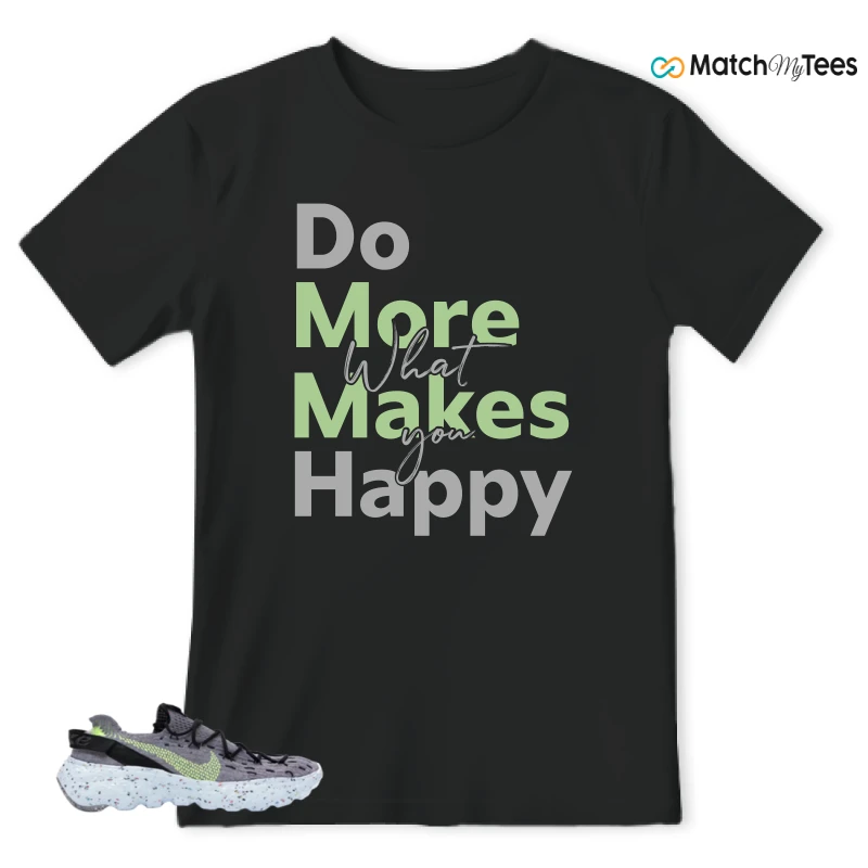 NIKE SPACE HIPPIE 04 GREY VOLT (WOMEN'S) SNEAKER Matching Tees t-shirt