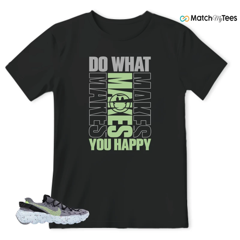 NIKE SPACE HIPPIE 04 GREY VOLT (WOMEN'S) SNEAKER Matching Tees t-shirt