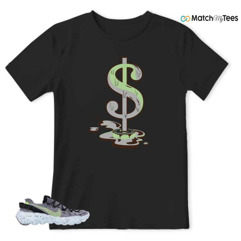 NIKE SPACE HIPPIE 04 GREY VOLT (WOMEN'S) SNEAKER Matching Tees t-shirt