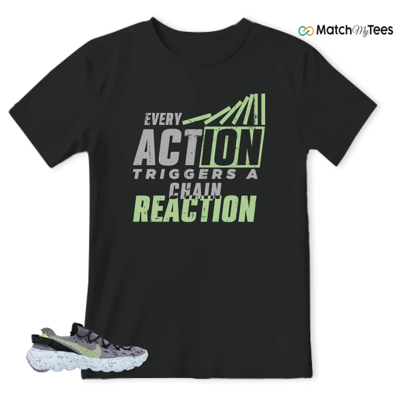 NIKE SPACE HIPPIE 04 GREY VOLT (WOMEN'S) SNEAKER Matching Tees t-shirt