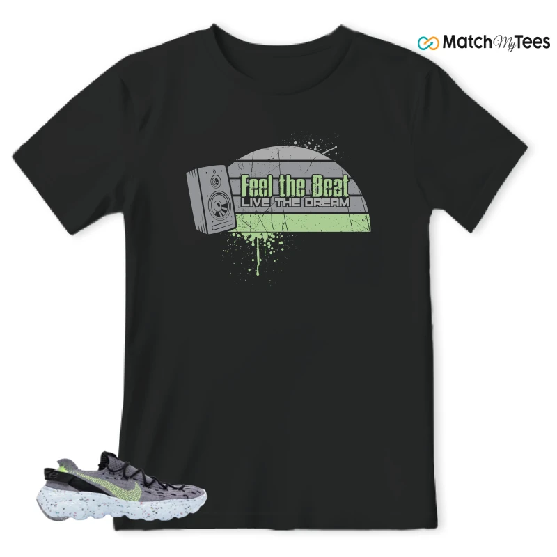 NIKE SPACE HIPPIE 04 GREY VOLT (WOMEN'S) SNEAKER Matching Tees t-shirt