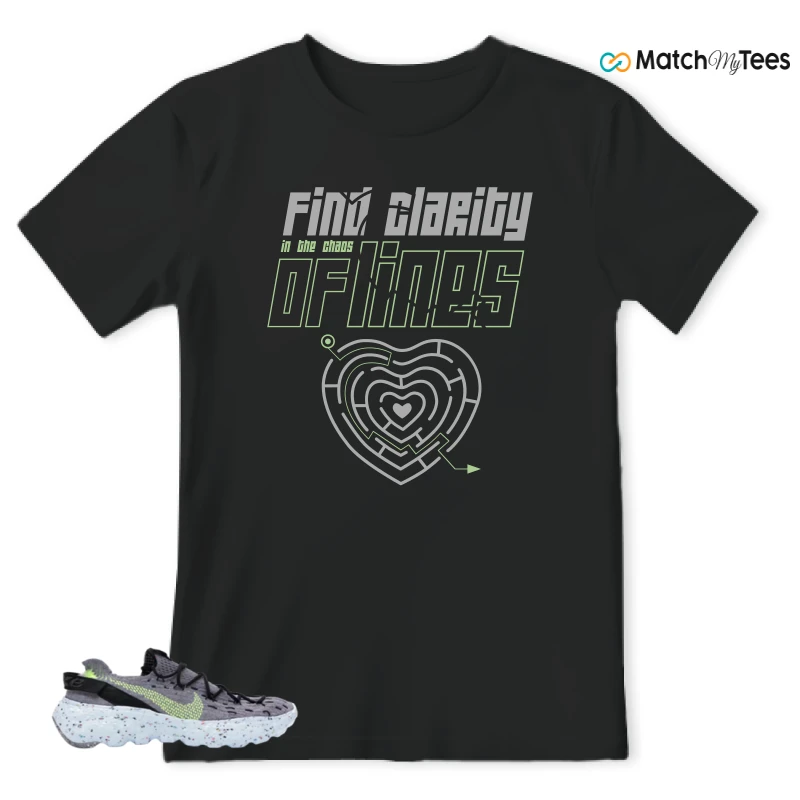 NIKE SPACE HIPPIE 04 GREY VOLT (WOMEN'S) SNEAKER Matching Tees t-shirt
