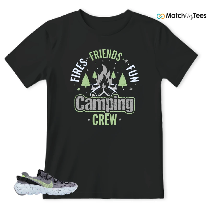 NIKE SPACE HIPPIE 04 GREY VOLT (WOMEN'S) SNEAKER Matching Tees t-shirt