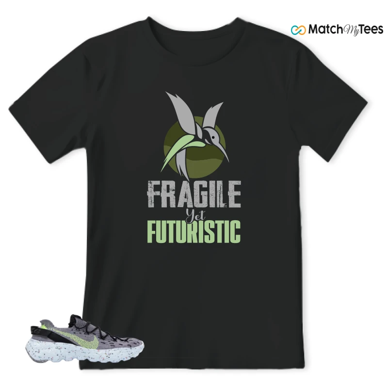 NIKE SPACE HIPPIE 04 GREY VOLT (WOMEN'S) SNEAKER Matching Tees t-shirt