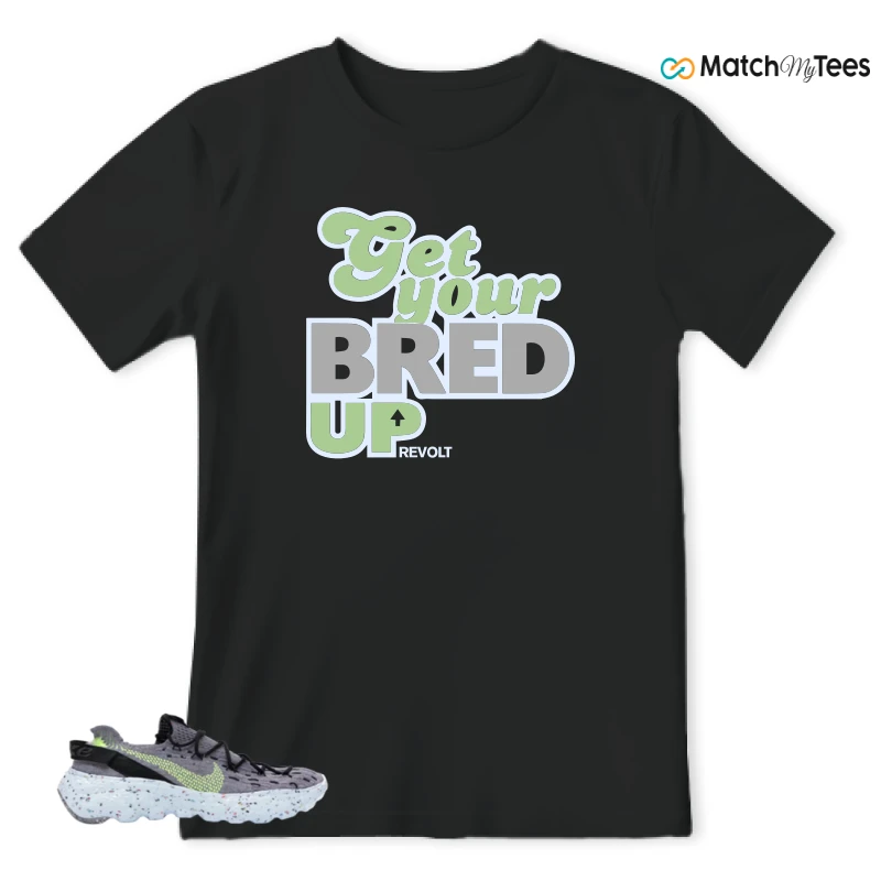 NIKE SPACE HIPPIE 04 GREY VOLT (WOMEN'S) SNEAKER Matching Tees t-shirt