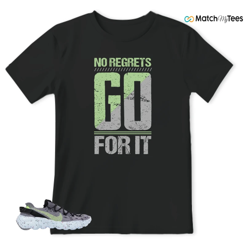 NIKE SPACE HIPPIE 04 GREY VOLT (WOMEN'S) SNEAKER Matching Tees t-shirt